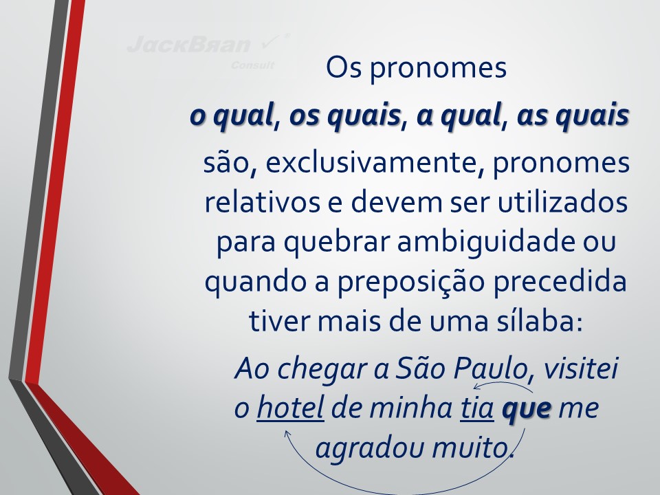 Jack Brandão; gramática, pronome relativo; JackBran Consult; ENEM, Vestibular, Concursos